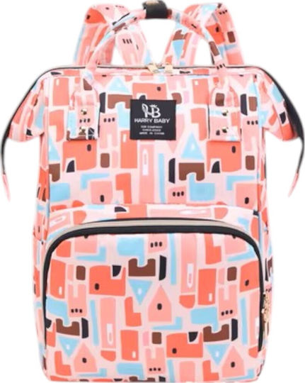 Queen Mother Backpack Diaper Bag Pink 40x26x13cm