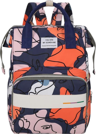 Queen Mother Backpack Diaper Bag Multicolour 40x26x13cm