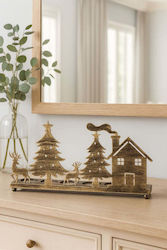 SteweHome Метален Златист Свещник