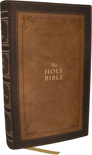 1611 Kjv With Apocrypha, Brown Leathersoft - Thomas Nelson Publishers - Leather / Fine Binding