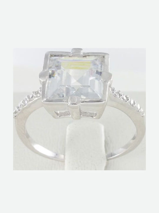 Prince Silvero Women's Ring with Zircon Made of Silver