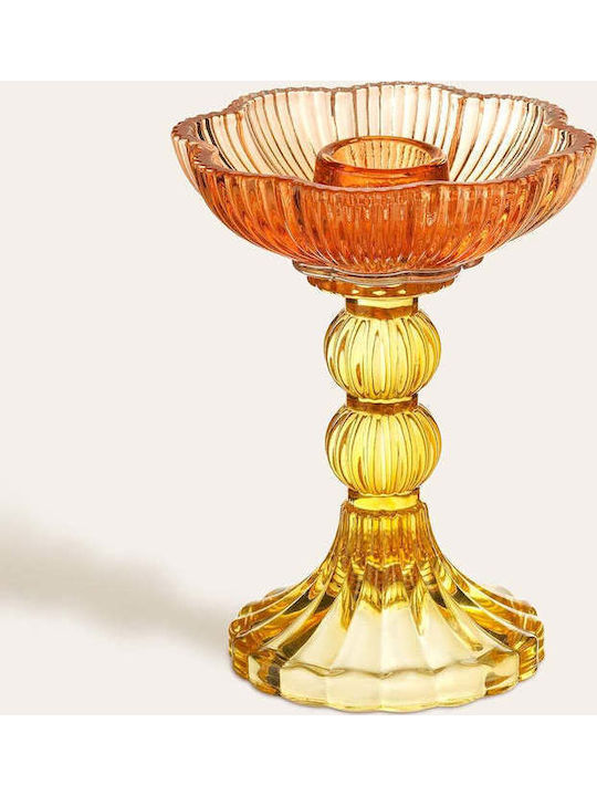 SteweHome Glass Candle Holder 10x10cm Various Colors