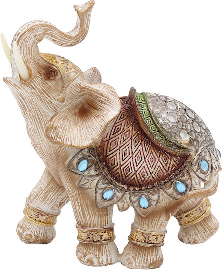 Keskor Dekorative Elefant Polyresin 11,5x6x13cm Keskor Dekorative Elefant Polyresin 11,5x6x13cm
