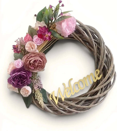 Decorative Crown Pink Colours Welcome
