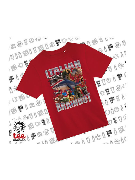Koupakoupa Kinderoberteile T-Shirt Rot Italian ...