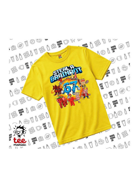 Style Kinderoberteile T-Shirt Gelb Steal A Brai...