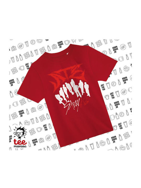 Koupakoupa Kinderoberteile T-Shirt Rot Stray KP...