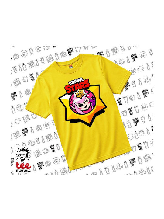 Brawl Stars Παιδικό T-shirt Κίτρινο Melodie