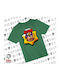 Kids T-shirt Green Ruffs