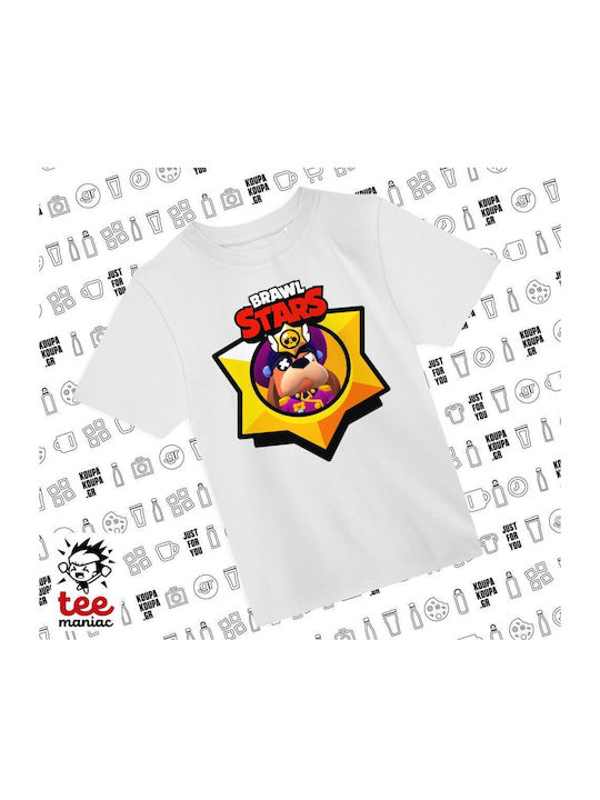 Brawl Stars Παιδικό T-shirt Λευκο Ruffs
