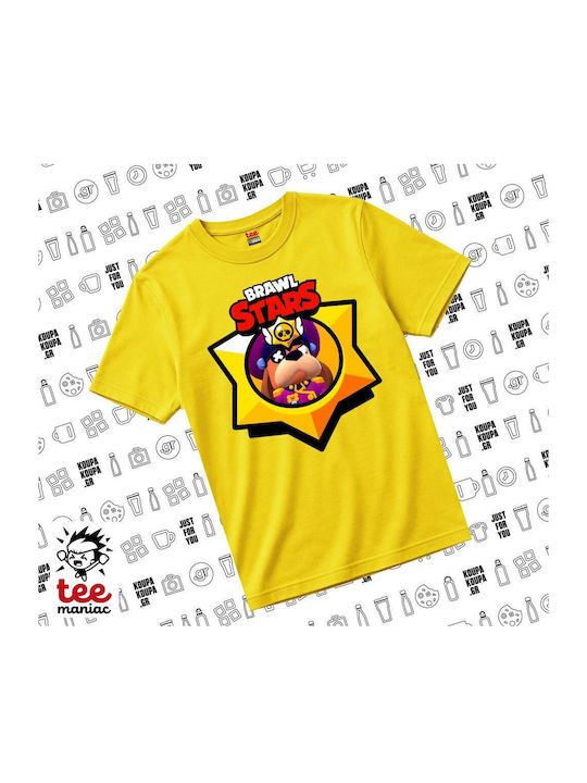 Brawl Stars Παιδικό T-shirt Κίτρινο Ruffs