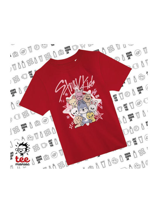 Koupakoupa Kinderoberteile T-Shirt Rot Stray KP...