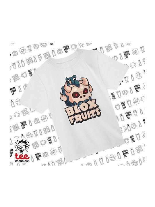 Koupakoupa Kinderoberteil Weiß Roblox Blox Frui...