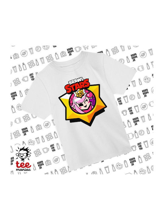 Brawl Stars Παιδικό T-shirt Λευκο Melodie