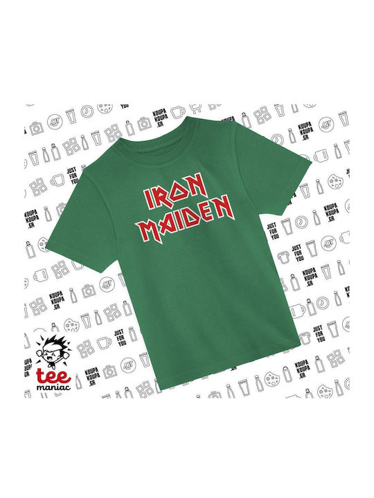Koupakoupa Kinderoberteile T-Shirt Grün Iron Ma...