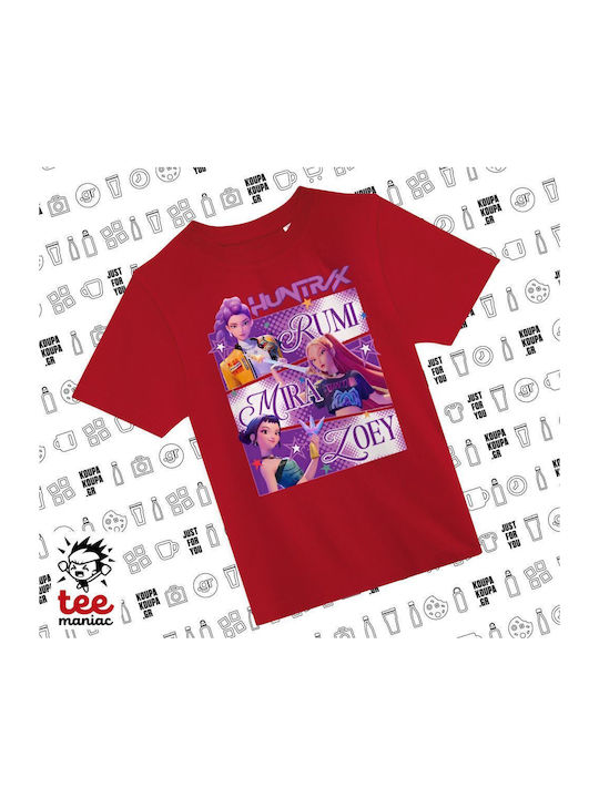Koupakoupa Kinderoberteile T-Shirt Rot Rumi Mir...