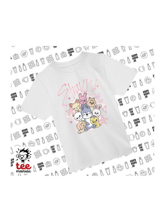 Koupakoupa Kinderoberteile T-Shirt Weiß Stray K...