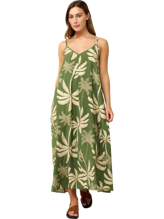 Vamp Rochie Maxi Jupon de vară Verde