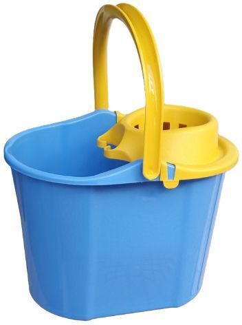 Nektarplast Plastic Mop Bucket with Wringer Capacity 18lt Light Blue