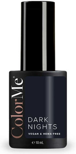 Vegan Hema-free Semi-permanent Nail Polish Shade Dark Nights Colorme Cosmetics 10 Ml