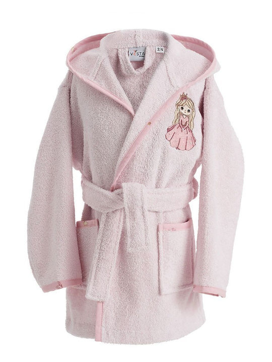 Vesta Home Baby Bathrobe Hooded Pink
