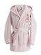 Vesta Home Baby Bathrobe Hooded Pink