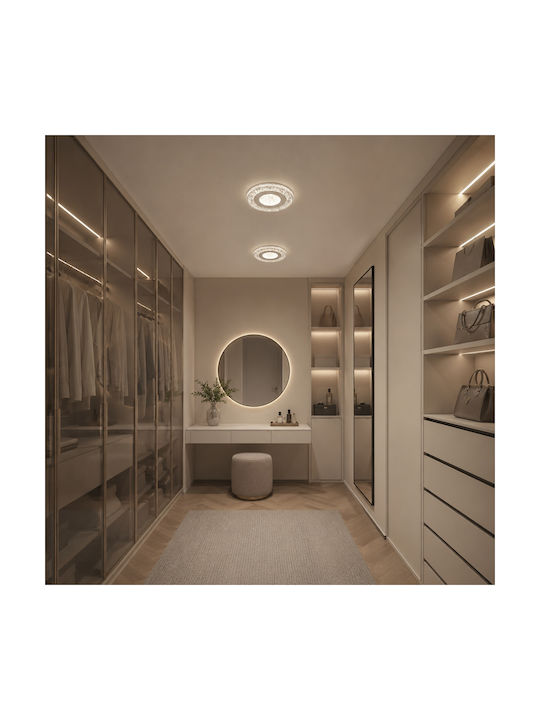Alista Home Таванна Плафониера Бяла с Интегриран LED