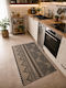 Rectangular Kitchen Mat with Non-Slip Backing Non-Slip 100x150cm