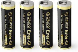 Orico Rechargeable Batteries AA 1.5V 4pcs