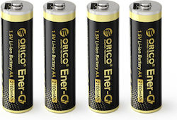 Orico Rechargeable Batteries AA 1.5V 4pcs