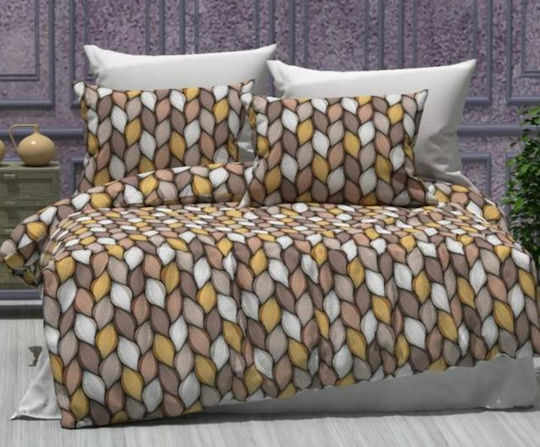 MayHome Set De Pătură King Size 260x240cm Polycotton Geometric