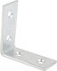 Raft de colț din metal în culoare gri 40x40mm