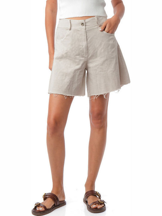 Silia D Women's Beige Bermuda
