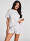 Hunkemöller Sommerliches Damen-Schlafanzug-Set Moon