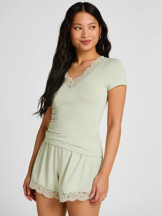 Hunkemöller Summer Women's Pyjama Set Green