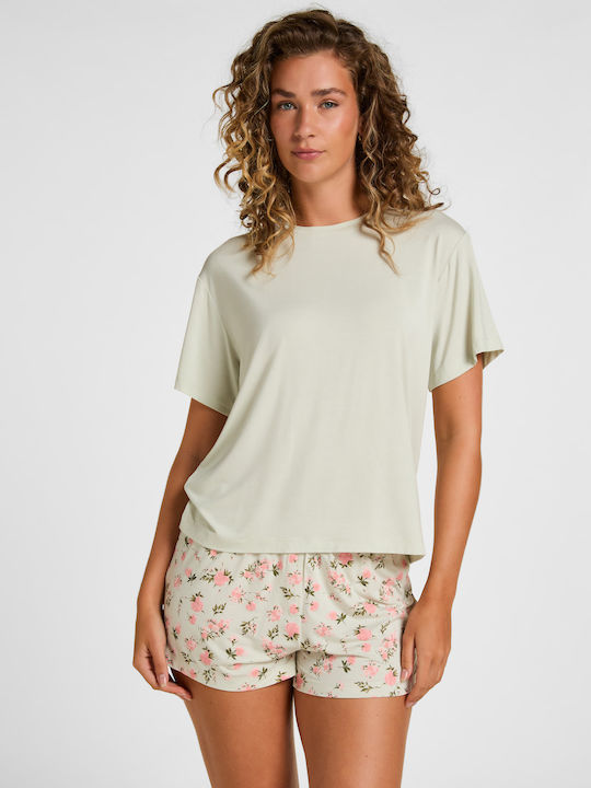 Hunkemöller Summer Women's Green Pyjama Set