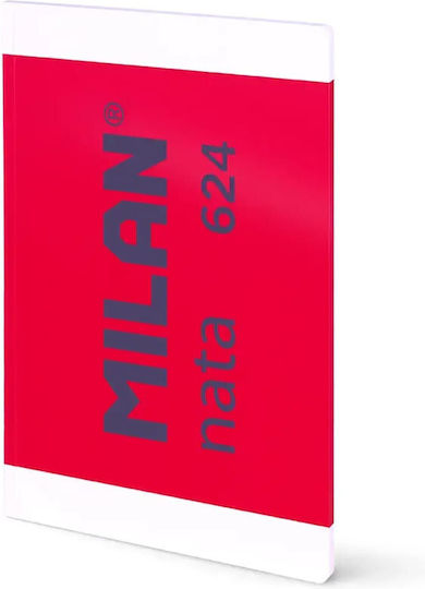 Milan Τετράδιο Ριγέ Α4 48 Φύλλων Ροζ