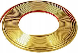 Elastic Chrome Strips Gold Tape 12 Mm