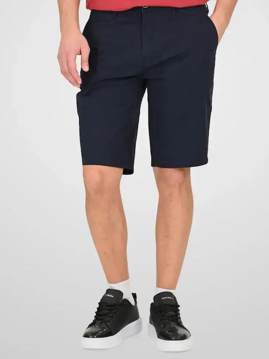 Double Ανδρική Βερμούδα Chino Navy