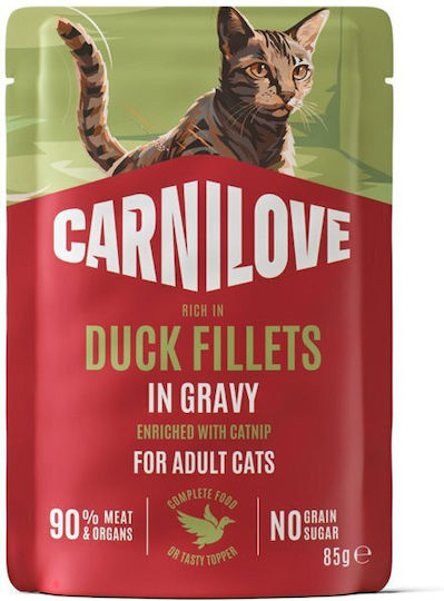 Carnilove Υγρή Τροφή για Γάτες σε Φακελάκι με Πάπια 85gr