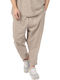 Trousers In Loose Fit Beige
