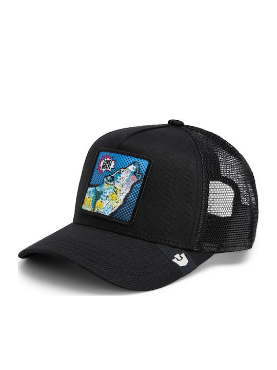 Jockey Popart Lone Wolf Black Wolf Goorin Bros
