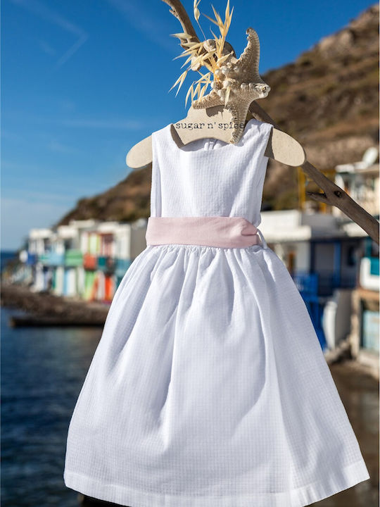 Sugar N Spice White Baptism Dress