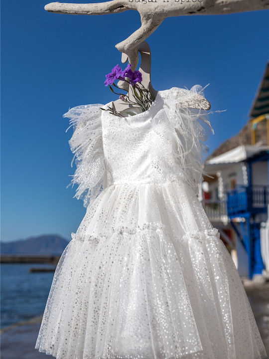 Sugar N Spice White Baptism Dress
