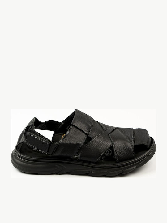 Herrensandalen in Schwarz Farbe