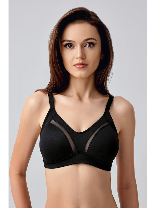 Black Minimizer Bra