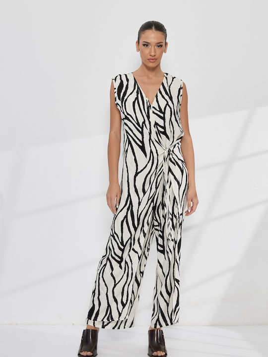 RichgirlBoudoir Γυναικεία Ολόσωμη Φόρμα Zebra P...