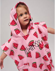 All In Baby Poncho 2-6 Years Old Watermelon