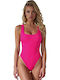 One Piece Swimsuit Fuchsia