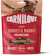 Carnilove Jerky Λιχουδιά Σκύλου χωρίς Σιτηρά με Κρέας, Γαλοπούλα, Κουνέλι και Λαγό 100gr